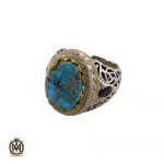 انگشتر فیروزه یاقوت کبود آمتیست مردانه