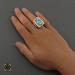 انگشتر-فیروزه-نیشابوری-مردانه (6) فیروزه نیشابور اثصل