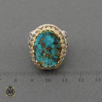 انگشتر فیروزه نیشابوری مردانه