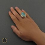 انگشتر فیروزه نیشابوری مردانه
