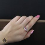 انگشتر-چند-نگین-جواهر-زنانه (5) انگشتر چند جواهر زنانه