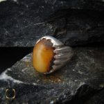 انگشتر-کهربا-بولونی-اصل-مردانه (4) انگشتر کهربا بولونی لهستان اصل مردانه - کد 10950 - تصویر 6