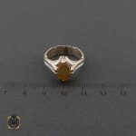 انگشتر کهربا مردانه