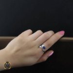انگشتر-یاقوت-کبود-زنانه (4) انگشتر یاقوت کبود اصل زنانه