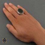 انگشتر یشم مردانه حکاکی