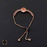 دستبند نقره زنانه ررزگلد