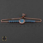 دستبند نقره زنانه ررزگلد