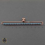 دستبند نقره میکرو طرح فلاور زنانه - کد 1121 - تصویر 4