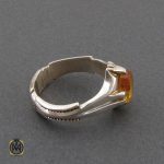 انگشتر کهربا مردانه