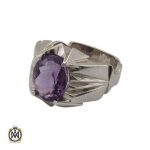 انگشتر-آمتیست-مردانه-اصل (2) انگشتر آمتیست مردانه