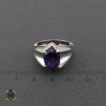 انگشتر دست ساز نقره مردانه