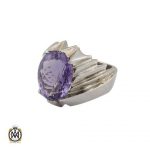 انگشتر مردانه آمیتیست اصل هنر دست استاد عرفان