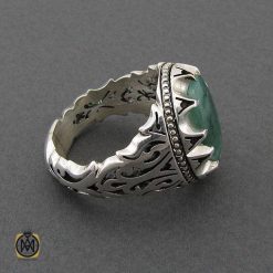 انگشتر-زمرد-دست-ساز-نقره (2) جواهرات زمرد اصل