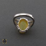 انگشتر عقیق زرد زنانه