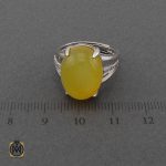 انگشتر عقیق زرد زنانه