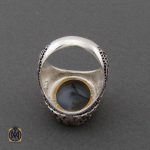 انگشتر-عقیق-شجر-اصل (2) انگشتر عقیق شجر طبیعی و خوش نقش مردانه - کد 11049 - تصویر 3