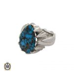 انگشتر فیروزه مردانه نیشابوری