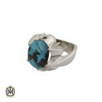 انگشتر فیروزه نیشابوری مردانه