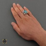 انگشتر-فیروزه-مردانه-اصل (3) جواهرات نقره مردانه جواهرمال