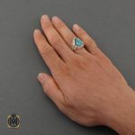 انگشتر فیروزه نیشابوری مردانه