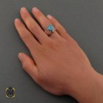 انگشتر فیروزه نیشابوری مردانه