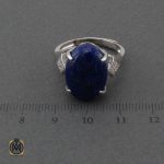 انگشتر لاجورد خوش رنگ طرح سارینا زنانه - کد 2377 - تصویر 4