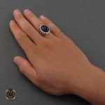 انگشتر-مردانه-آمتیست (3) انگشتر آمتیست مردانه