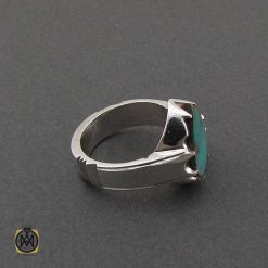 انگشتر-نقره-مردانه (2) انگشتر فیروزه نیشابوری اصل