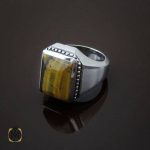 انگشتر چشم ببر مردانه