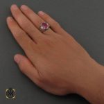 انگشتر یاقوت قرمز مردانه خوش رنگ