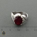 انگشتر یاقوت قرمز دست ساز