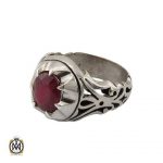 انگشتر یاقوت سرخ مردانه