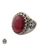 انگشتر یاقوت قرمز درشت