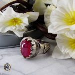 انگشتر-یاقوت-سرخ-مردانه-مرغوب (1) انگشتر یاقوت سرخ مردانه