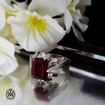 انگشتر یاقوت قرمز آفریقایی