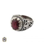 انگشتر یاقوت سرخ مردانه