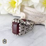 انگششتر-یاقوت-سرخ-مردانه (1) انگشتر یاقوت سرخ مردانه