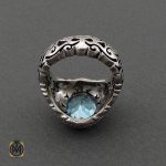 جواهرات-توپاز-اصل (2) انگشتر توپاز آبی مردانه