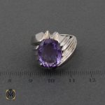 انگشتر آمتیست مردانه