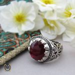 انگشتر یاقوت سرخ مردانه اصل