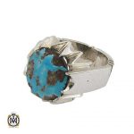 انگشتر فیروزه مردانه نیشابوری