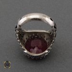 انگشتر یاقوت قرمز مردانه خوش رنگ