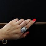انگشتر جواهرمال انگشتر نقره زنانه جدید