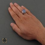 انگشتر-عقیق-کبود-یمن-مردانه-اصل (3) انگشتر عقیق یمن مردانه اصل