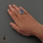 انگشتر-عقیق-یمن-برلیان-اصل (3) انگشتر عقیق درشت و مرغوب مردانه