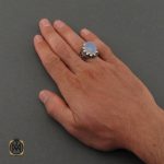 انگشتر-عقیق-یمن-مردانه (4) انگشتر عقیق کبود مردانه اصل