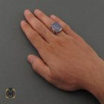 انگشتر-عقیق-یمن-مردانه-اصل (3) انگشتر عقیق کبود یمن مردانه