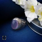 انگشتر عقیق کبود یمن جواهرمال