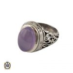 انگشتر عقیق کبود یمن جواهرمال