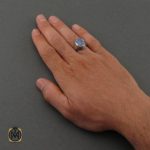 انگشتر-عقیق-یمن-مردانه-کبود-اصل (3) انگشتر عقیق بمن مردانه اصل